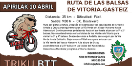 Rutas de las balsas de Vitoria - Gasteiz